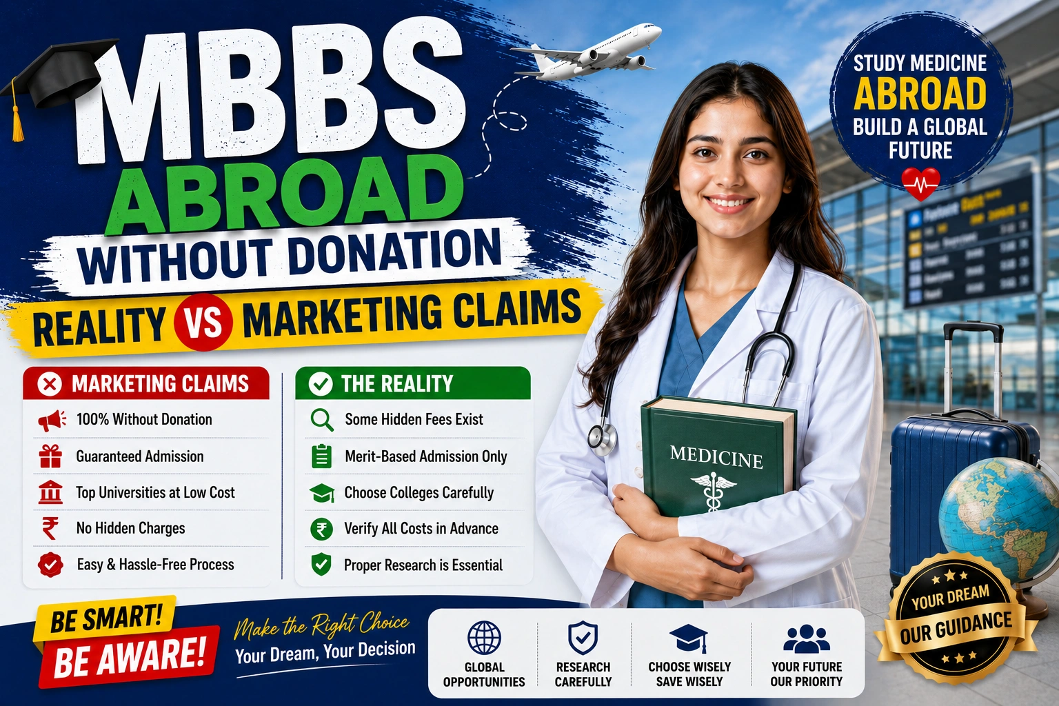 MBBS Abroad Without Donation: Reality vs Marketing Claims